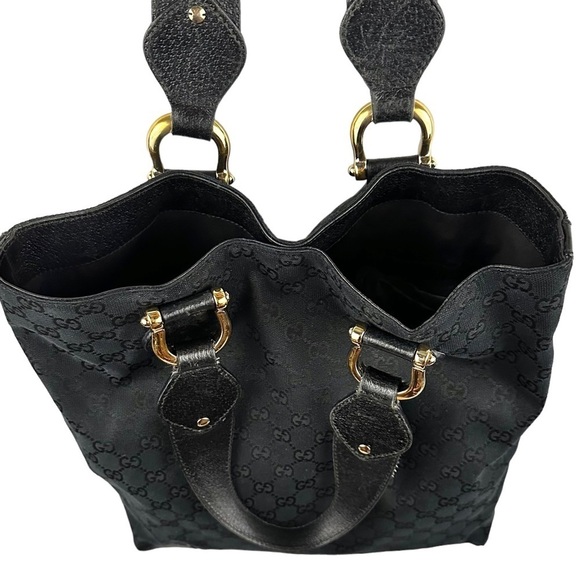 GUCCI oversized signature monogram canvas hobo tote bag - Picture 4 of 16